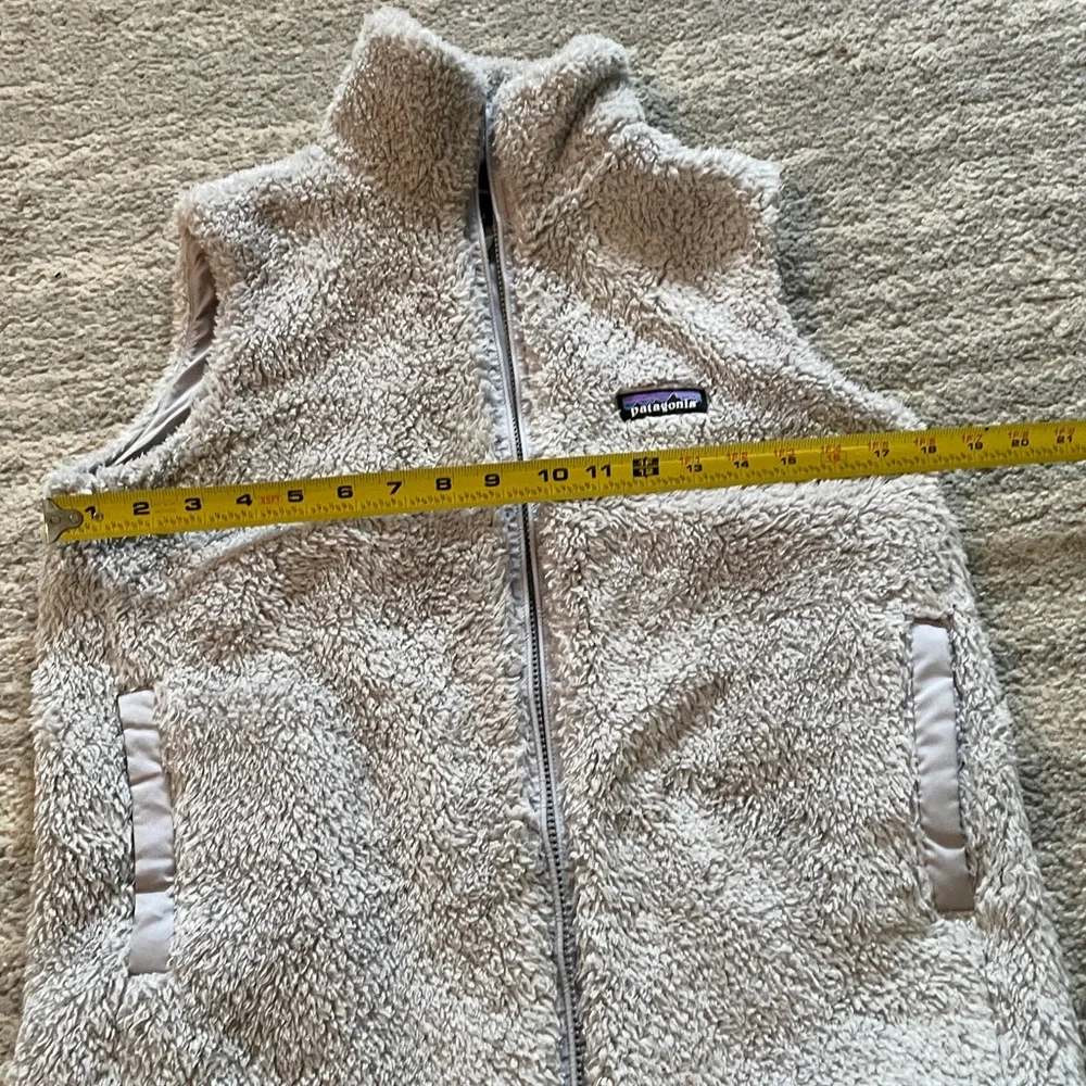 Patagonia Los Gatos grey fleece lined vest XS - Picture 7 of 7